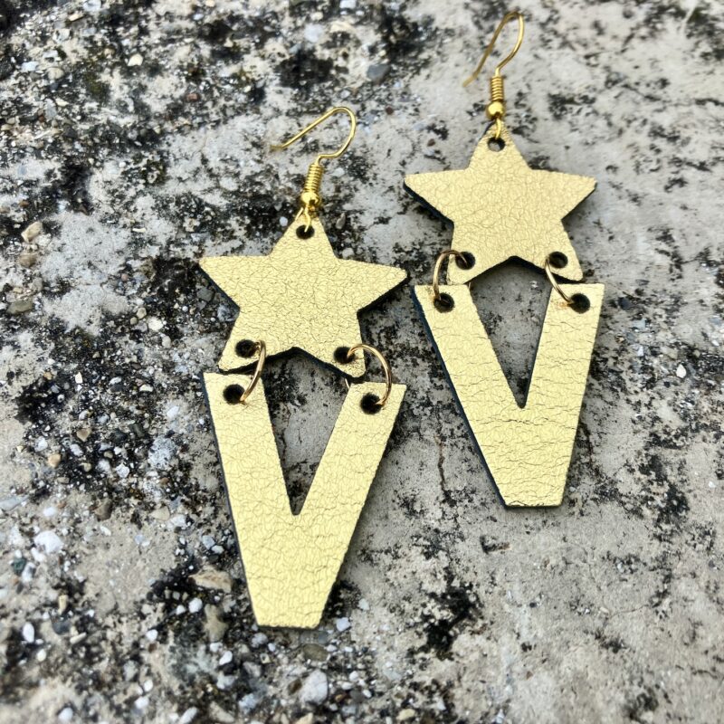 star earrings "my cosmic touch"